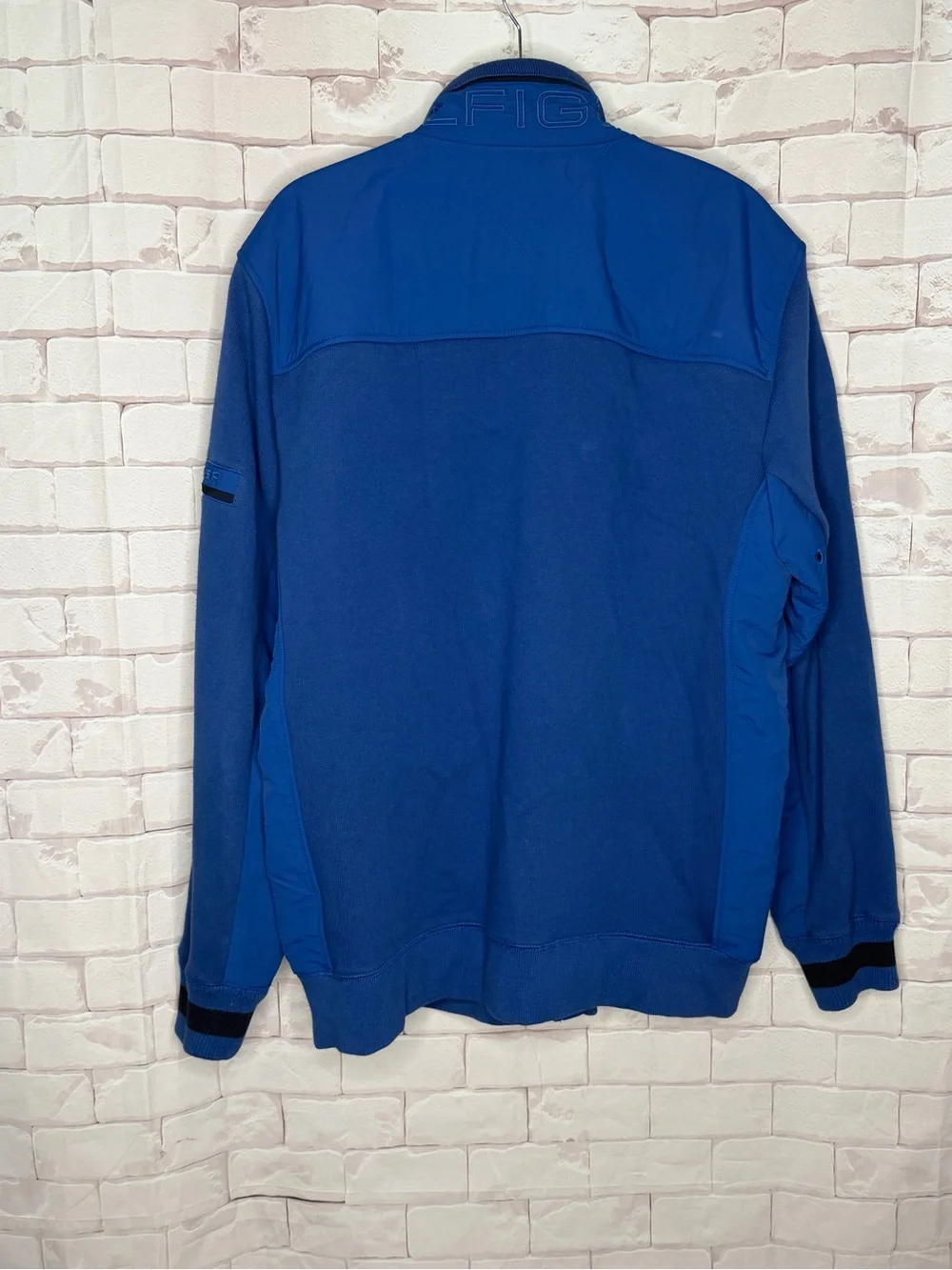 Vintage Tommy Hilfiger Blue Full Zip Track Jacket XL Athletic Casual Layer